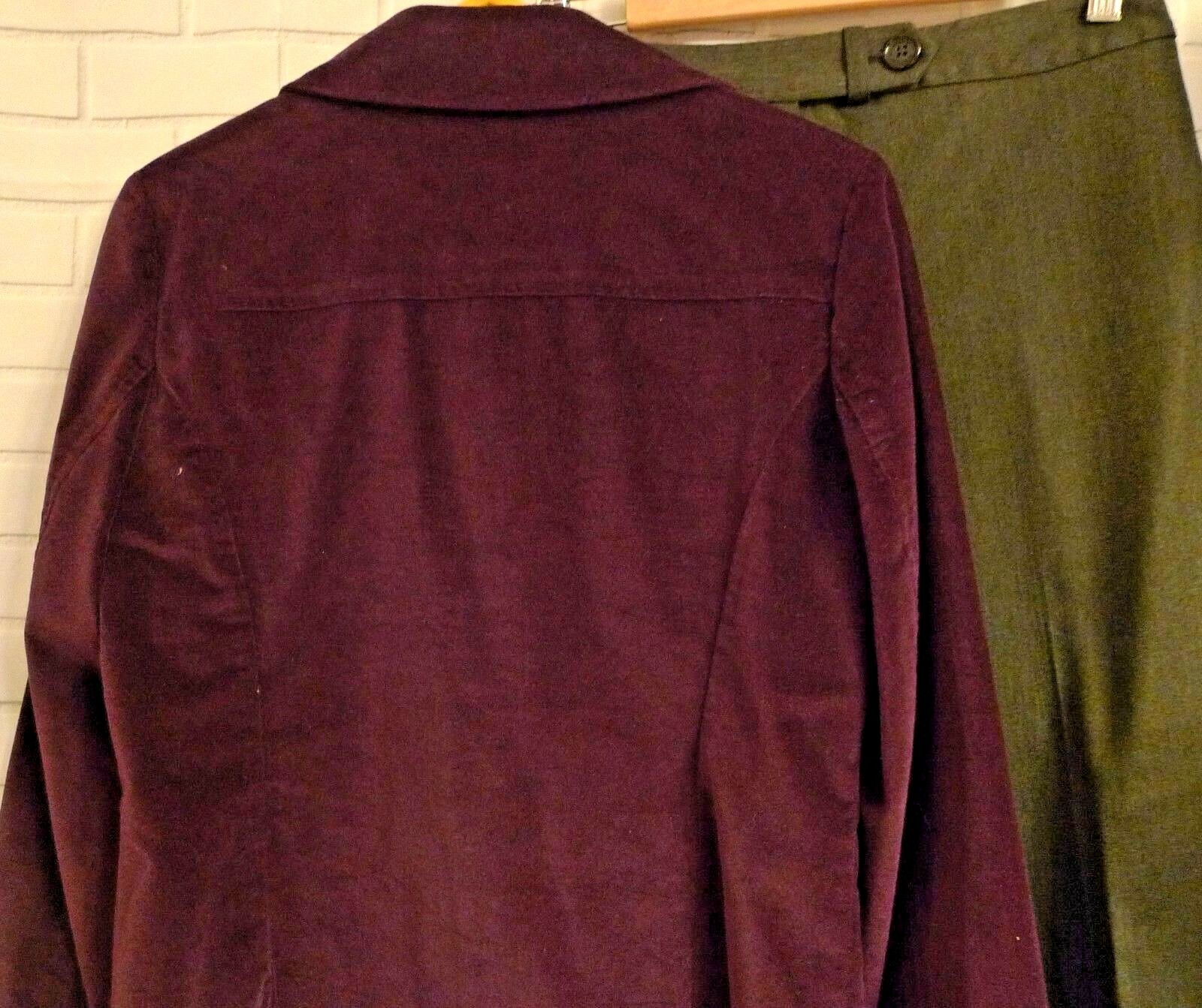 Talbots Petites 8P Womens Rust Soft Jacket 8P Gray Ralph Lauren Pants Outfit