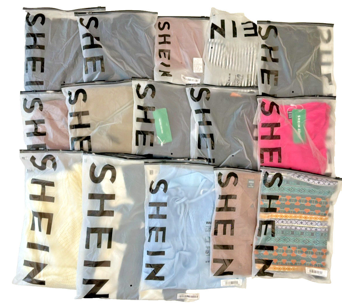SHEIN Women’s Clothing Bundle Lot 15Pc Mixed Styles Sizes XS-L Reseller