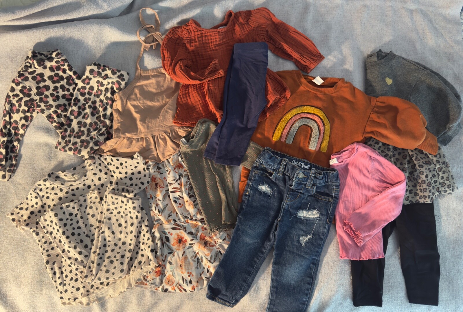 12-18 month girl cool weather clothes lot gently usedGap,old navy, cat and jack
