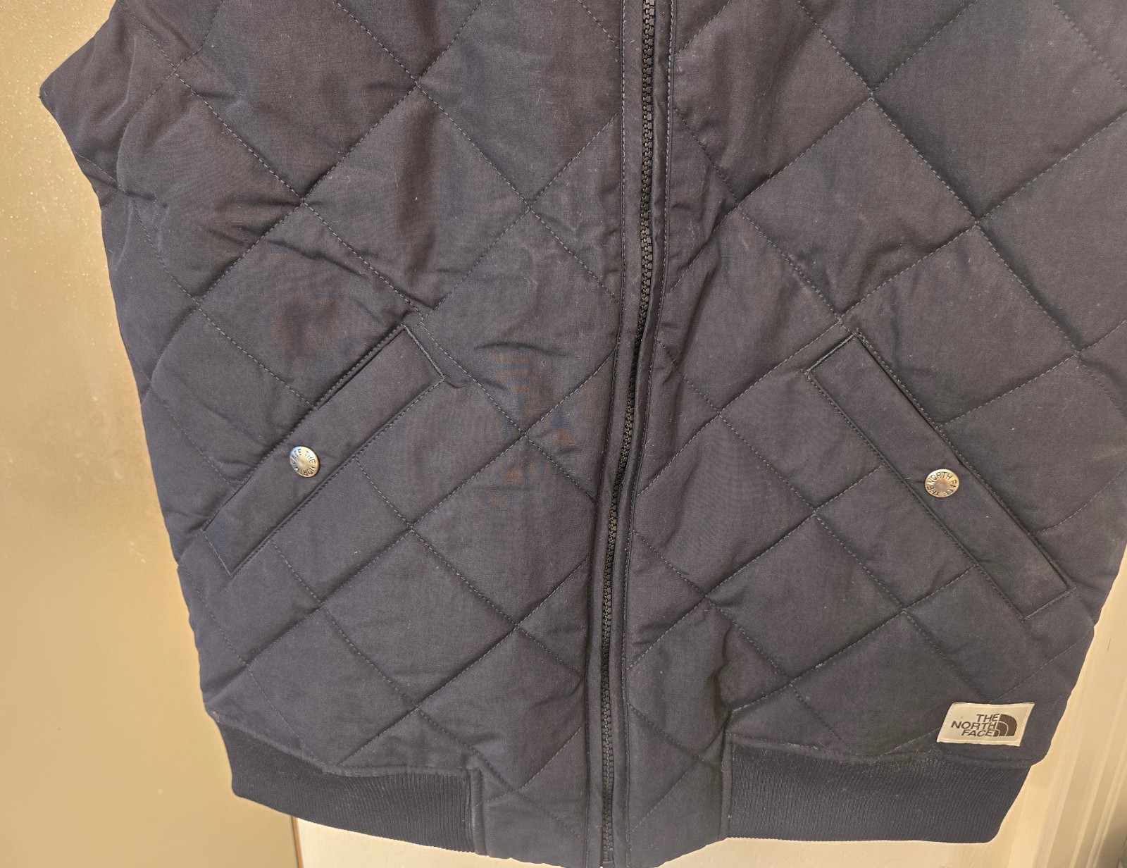New! The North Face &lsquo;Aviator&rsquo; Reversible Vest Navy Blue Womens Small MSRP $129