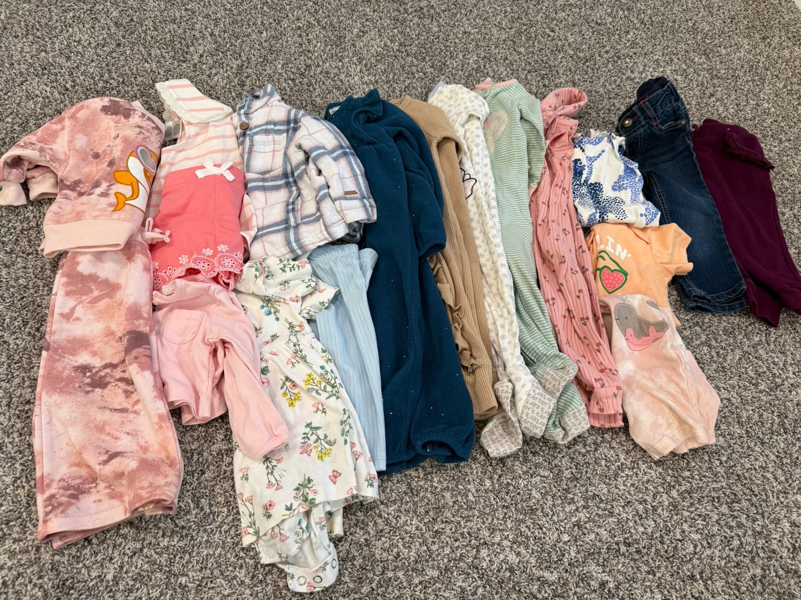 Baby Girl Size 12 Month Clothing Lot – 20 Pieces!