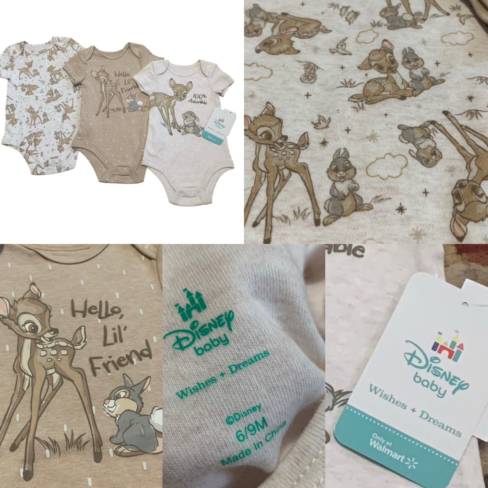 Baby Girl Clothing Lot 6-12 Months 14pc Layering Floral Disney Bambi Carters Gap