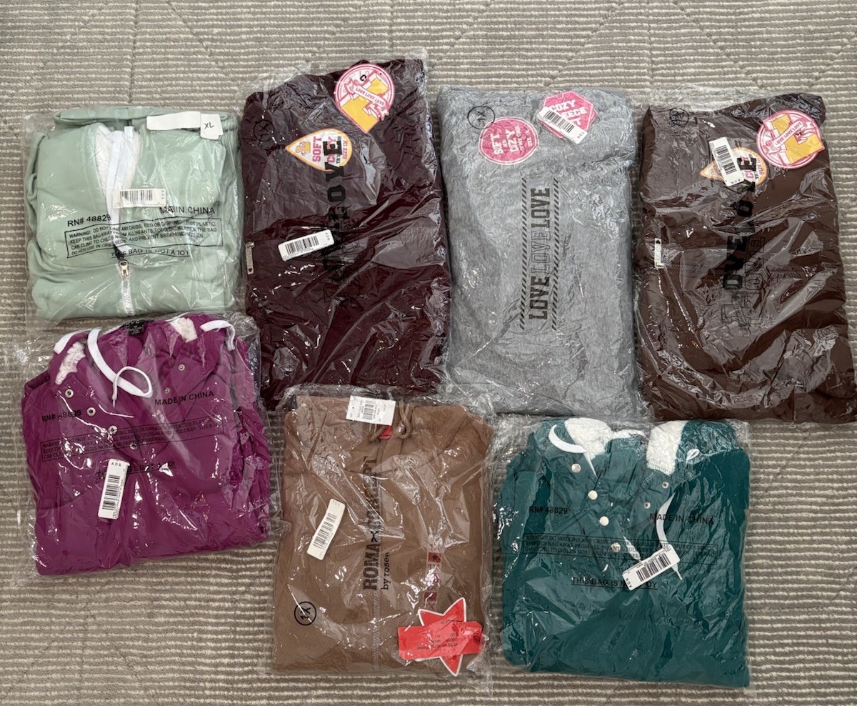 Love Love Love & Roam & Chill Mixed Lot Hoodies/Sweatshirts XL 1X Multi