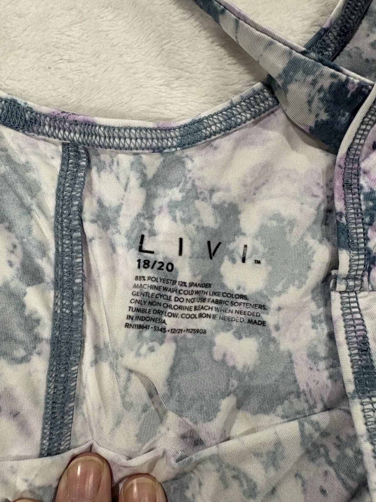 LIVI, Cacique, Torrid lot 18/20 & 2X activewear tops shorts bralette