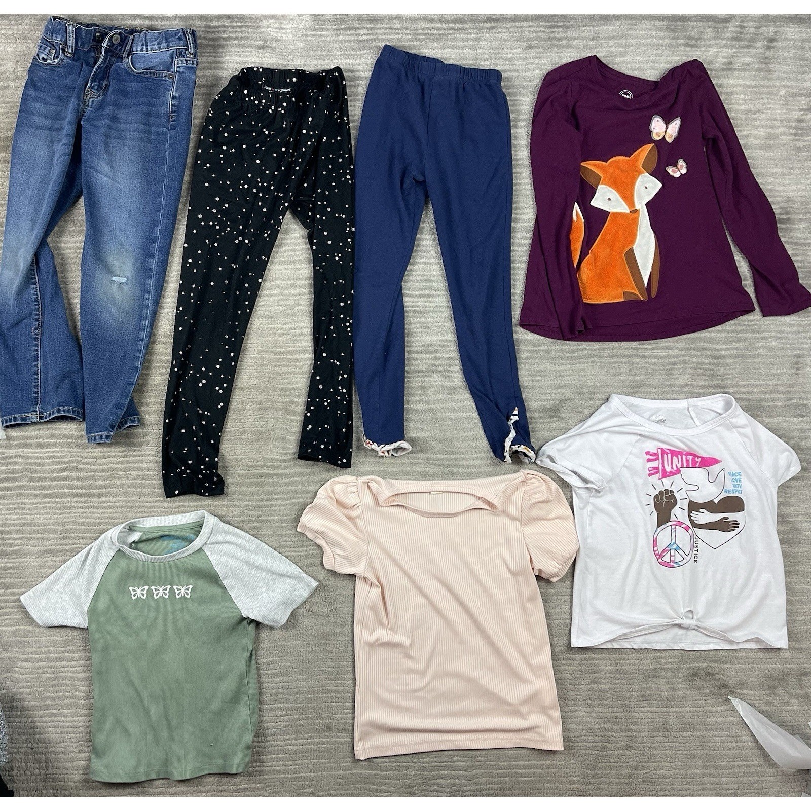 Lot of 12 Girls 7-8 Thereabouts Gap Wonder Nation Pink Velvet Btween etc+