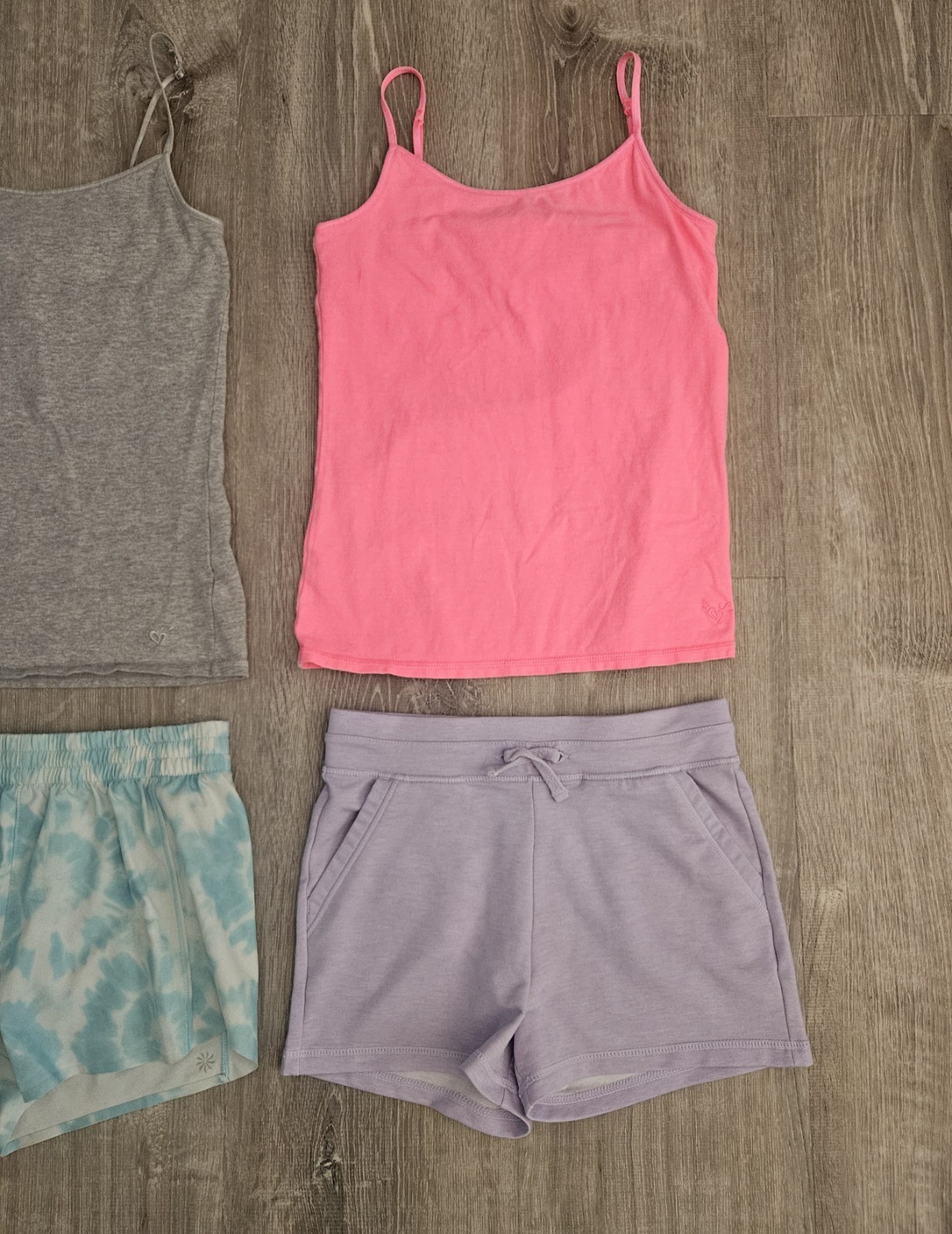 Girls Lot 10/12 L Clothes Tops Shorts Back To School Activewear Camo Athletic