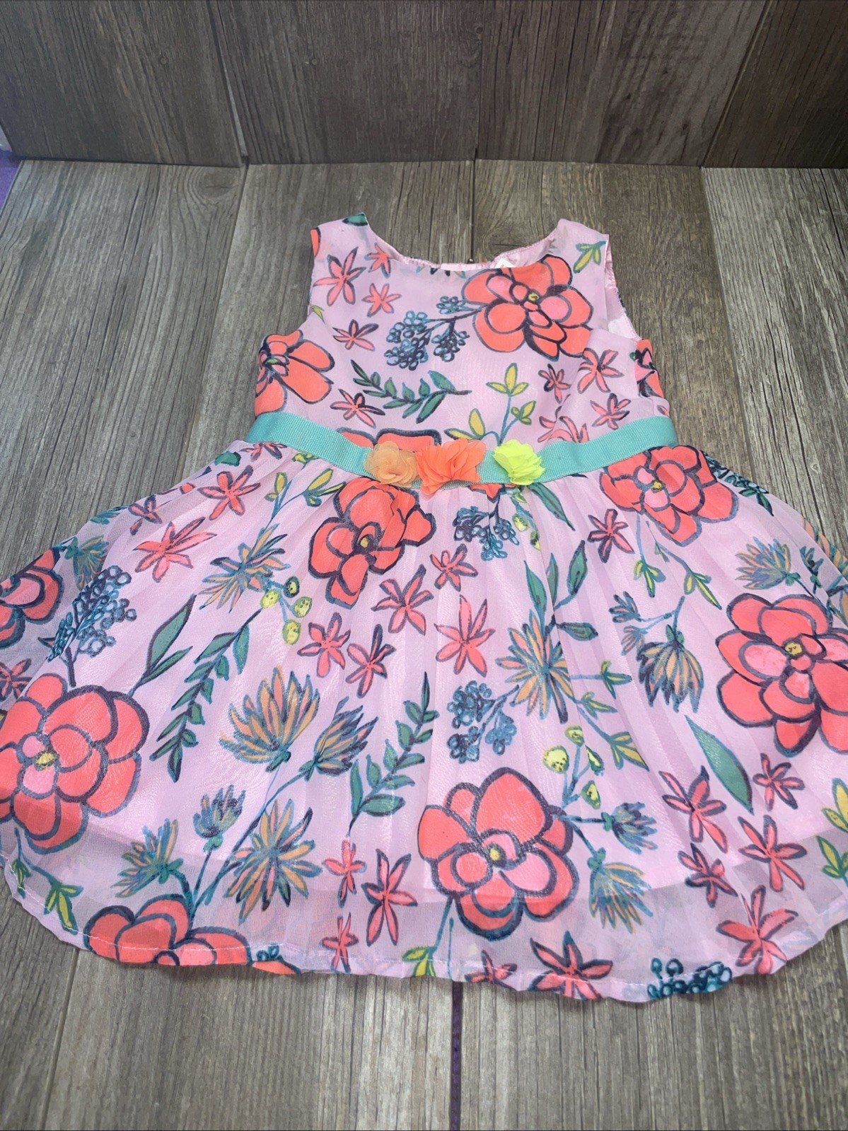 Lot 8Pcs Baby Girl 12M Spring Summer Mixed Dresses Mixed Brands/Colors/Styles