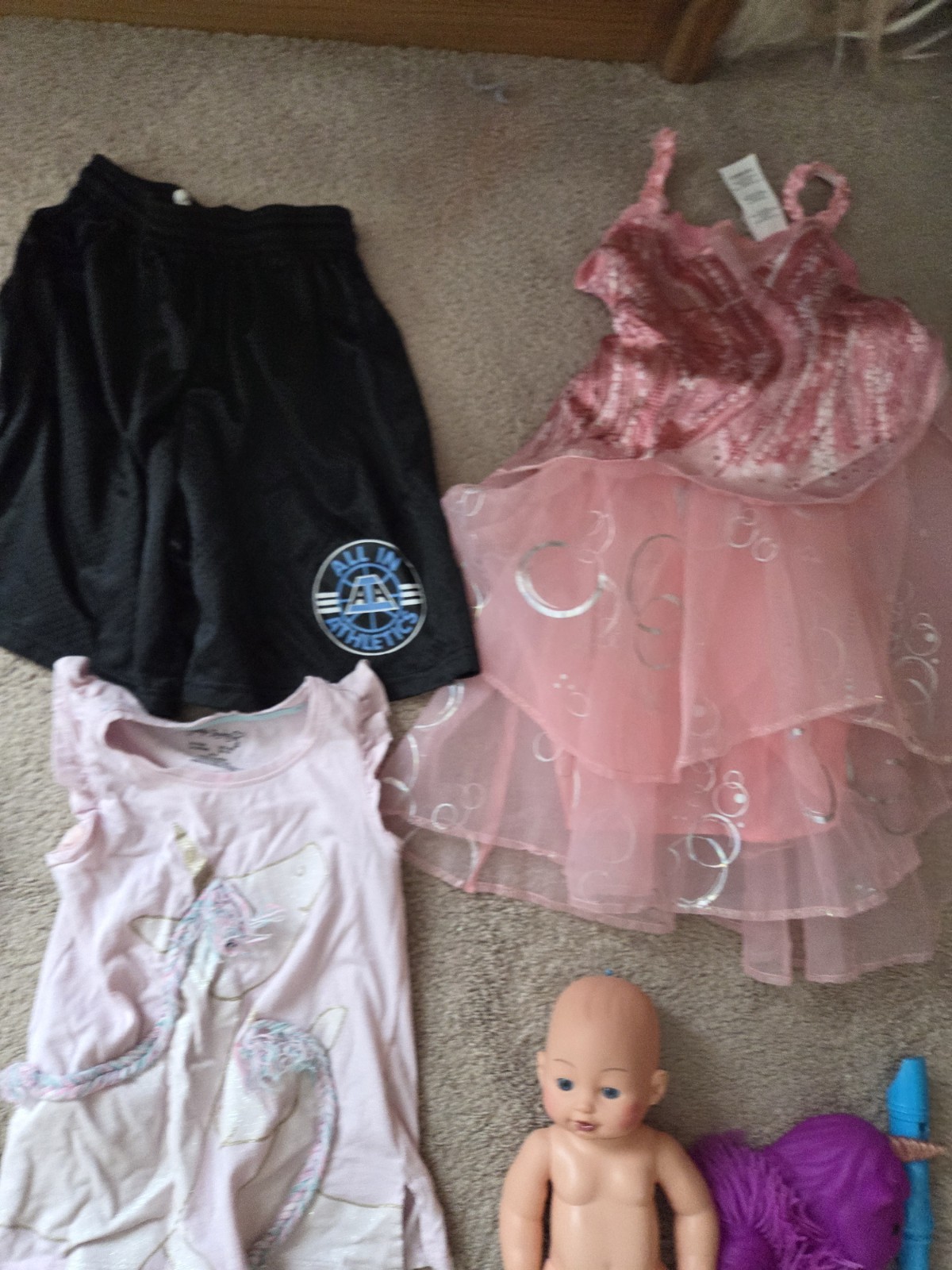 Lot Of Girls Clothes Size 5/5T Carter Jumping Beans Toys Blanket Dress