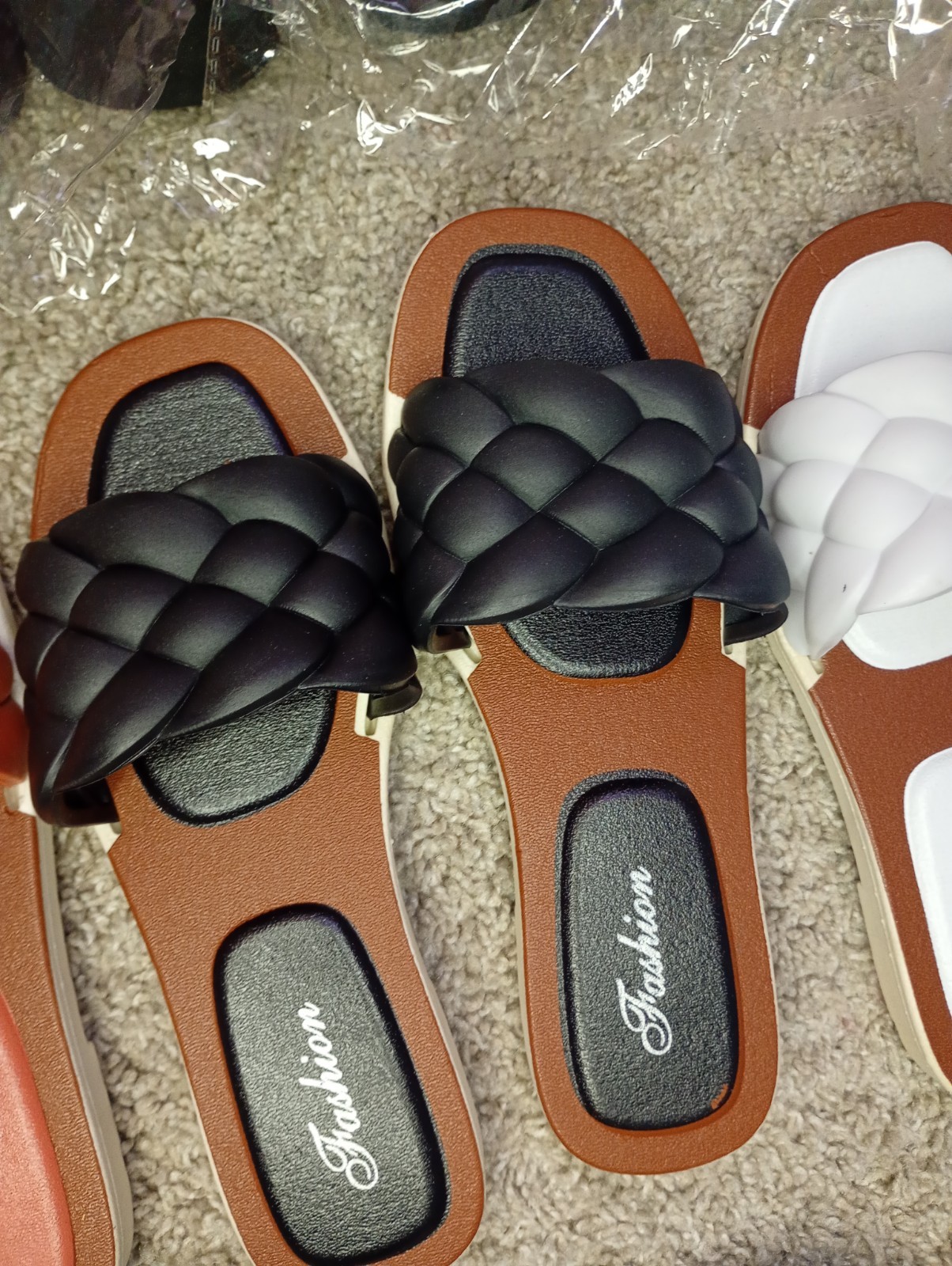 Household ANIH Fashion Mixed Lot Leather Slides Sandals Slippers 38-42