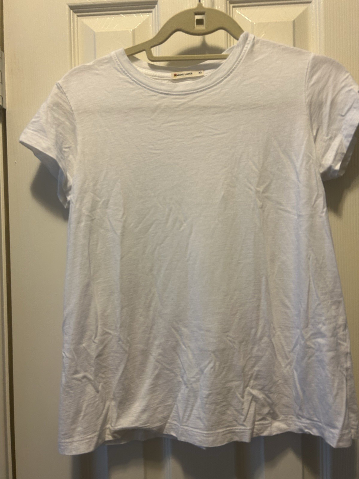 Marine Layer Trie and True CrewWomen’s Lot Solid Gray/White XS/L
