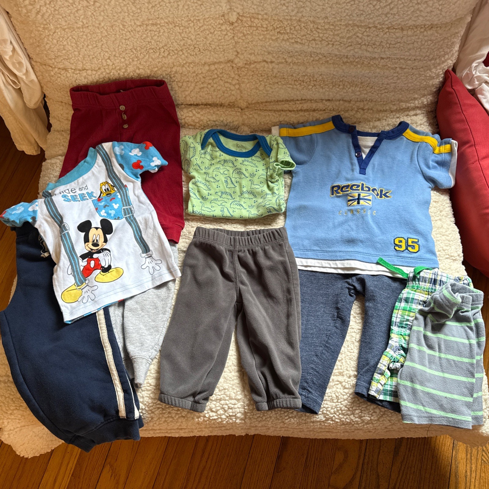 Boys Clothing Mixed Sizes 6 Mth-2T Summer Shorts Sweats Reebok Baby 10 Pieces