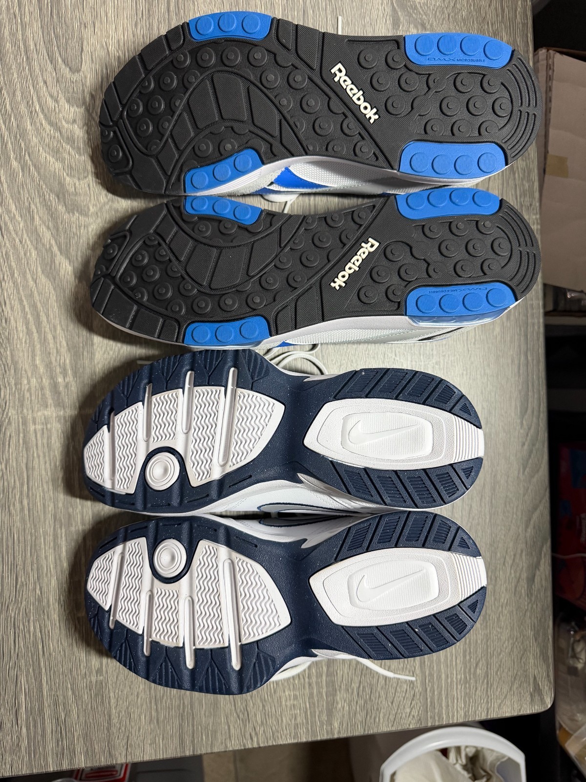 2 Pairs of Sports Shoes | 1 Men&rsquo;s Size 12 Reebok | 1 Women&rsquo;s Size 7 Nike | New