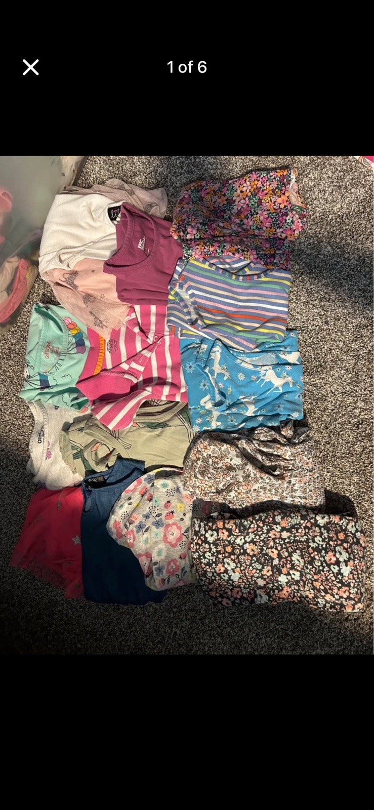 Lot of Girls Warm Weather Clothes Size Small 6-7 (almost 80 pieces)