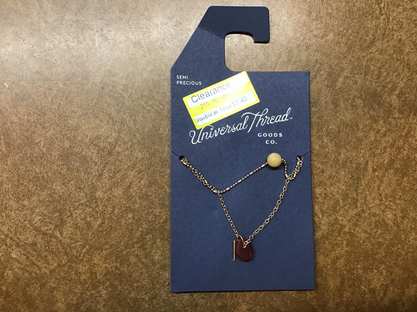 Rhodonite and Toggle Bar with Stone Layered Necklace – Universal Thread