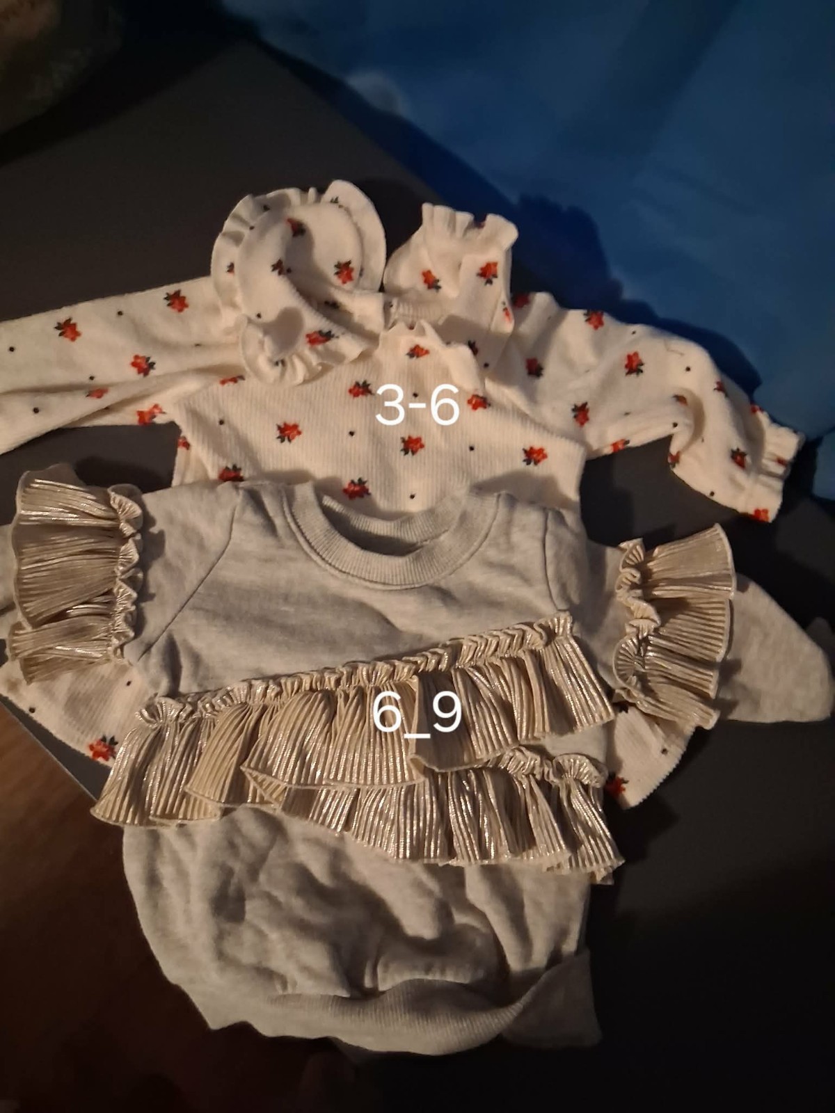 Juicy Couture Baby Girl 6-9M Velour Clothing Lot Multicolor Plaid Outfits