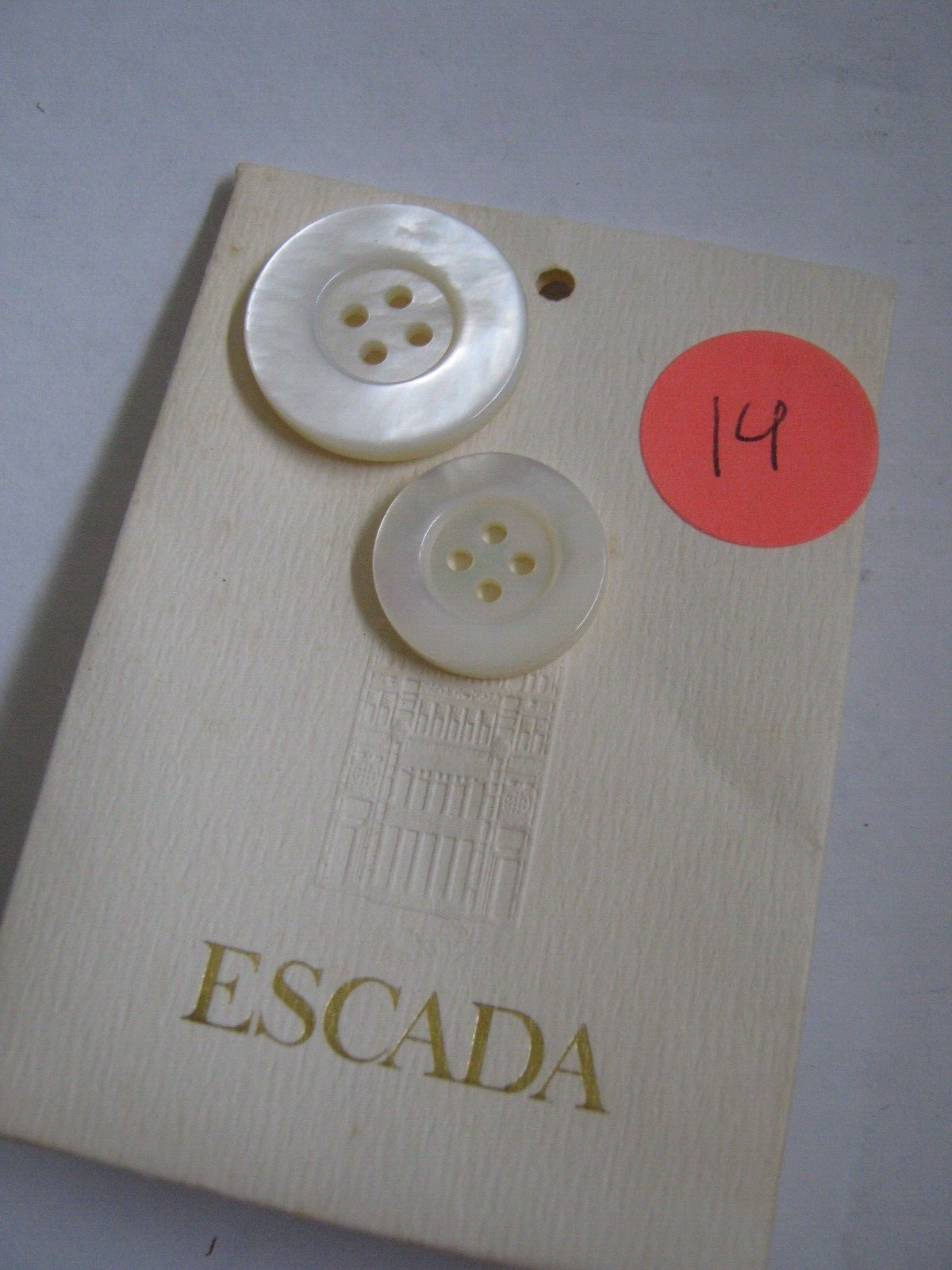 24 Different ESCADA Italy Extra Buttons, Buy Them All or One or More SEE PHOTOS