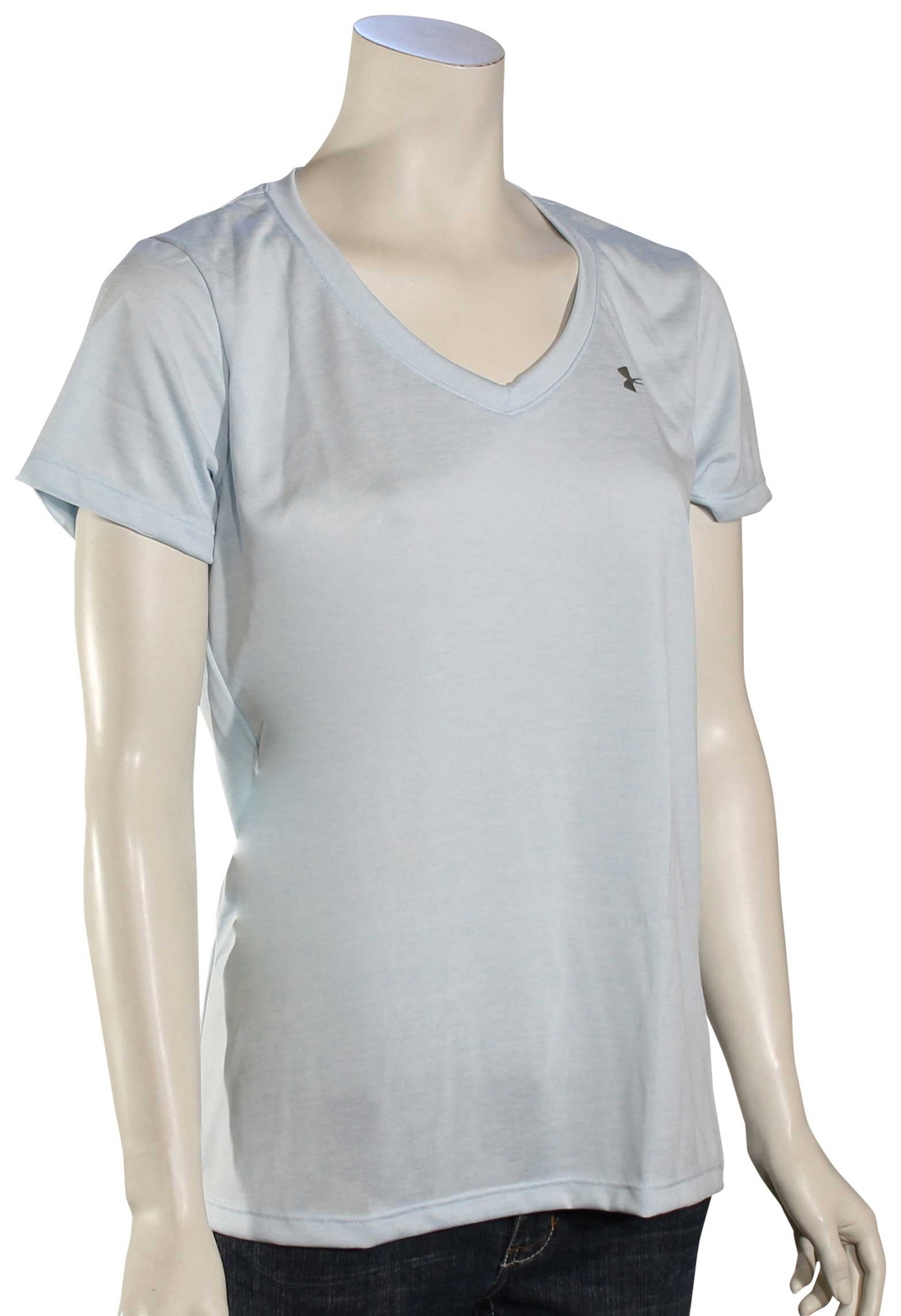 Under Armour Tech V-Neck Women&rsquo;s T-Shirt – Coded Blue – New