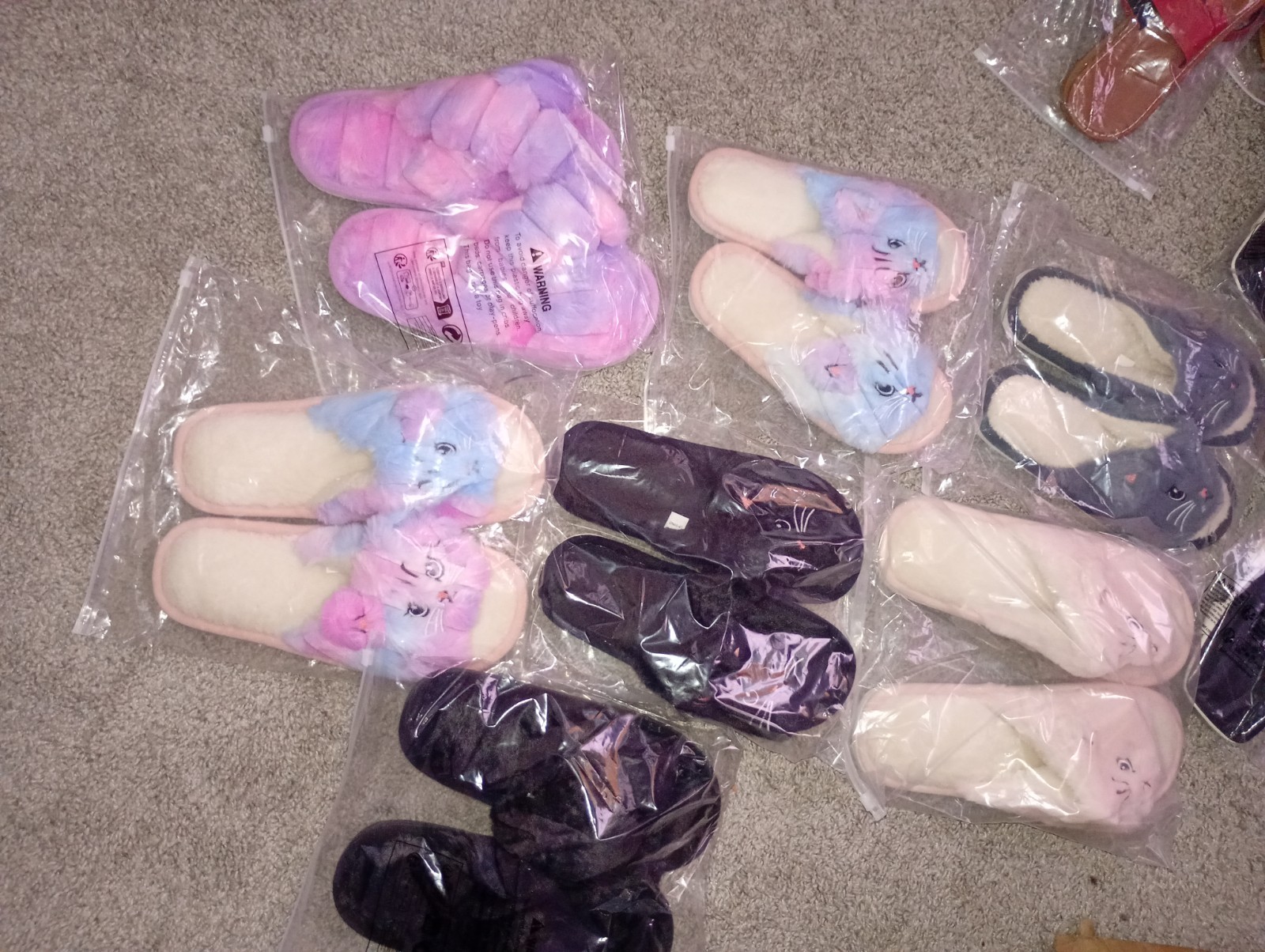 Household ANIH Fashion Mixed Lot Leather Slides Sandals Slippers 38-42
