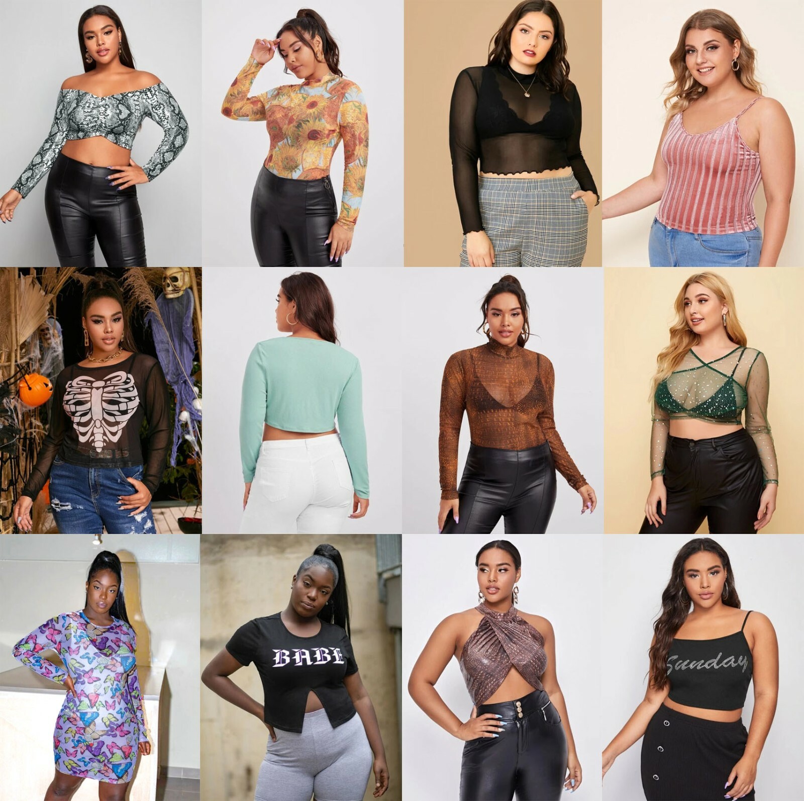 Lots 10 & 50 Pcs Wholesale Women Clothing Dresses Tops Bottoms S M L XL 2X 3X