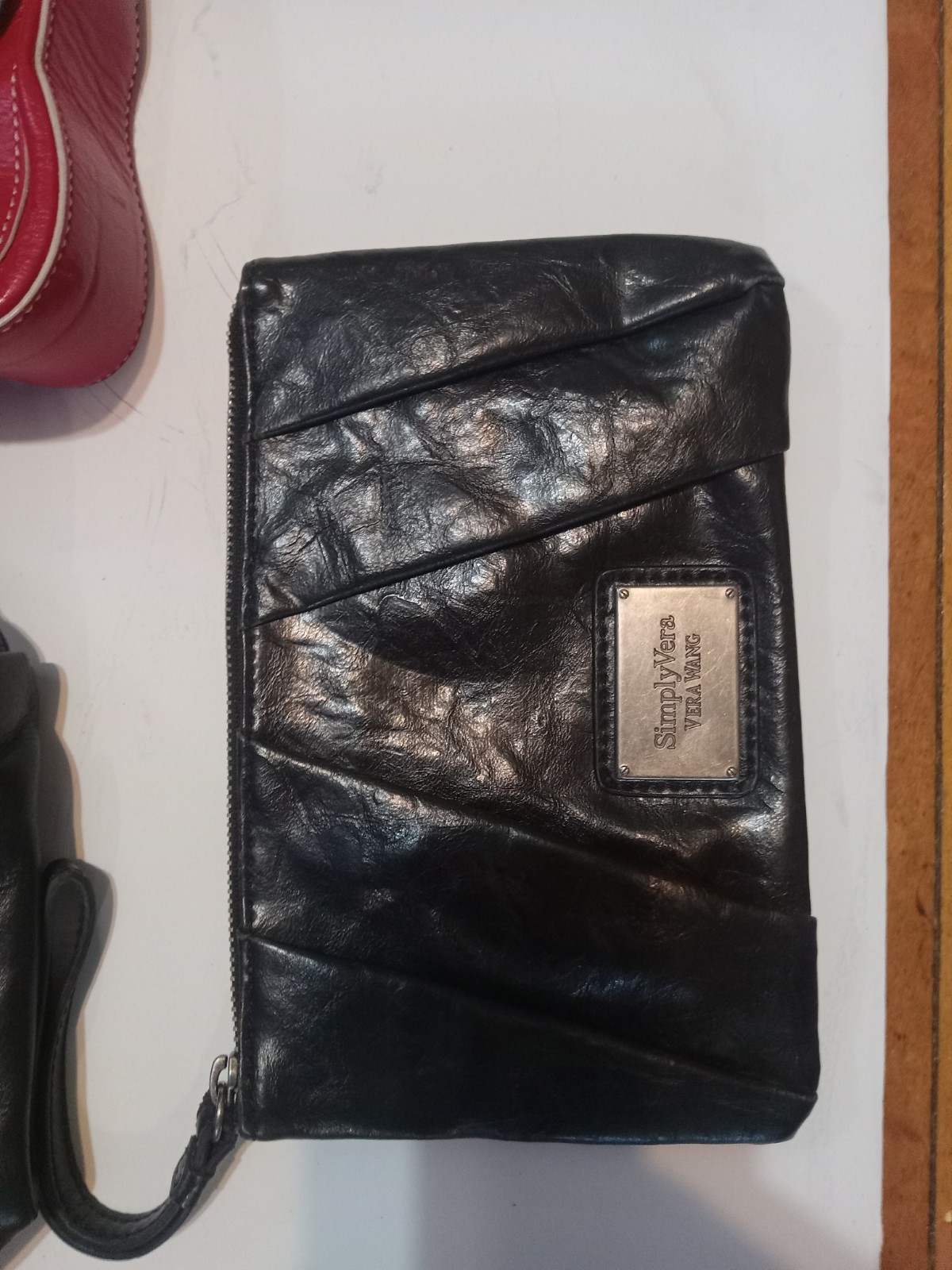 Esprit Kenneth Cole Simply Vera Vera Wang Hype Lot 5 Leather Bags Black/Red