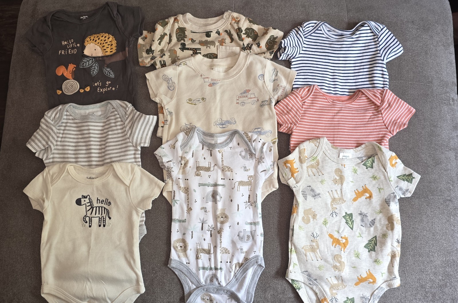 Baby Clothes One Pieces, Bodysuits 20 Outfits 3-6months. Mix brands