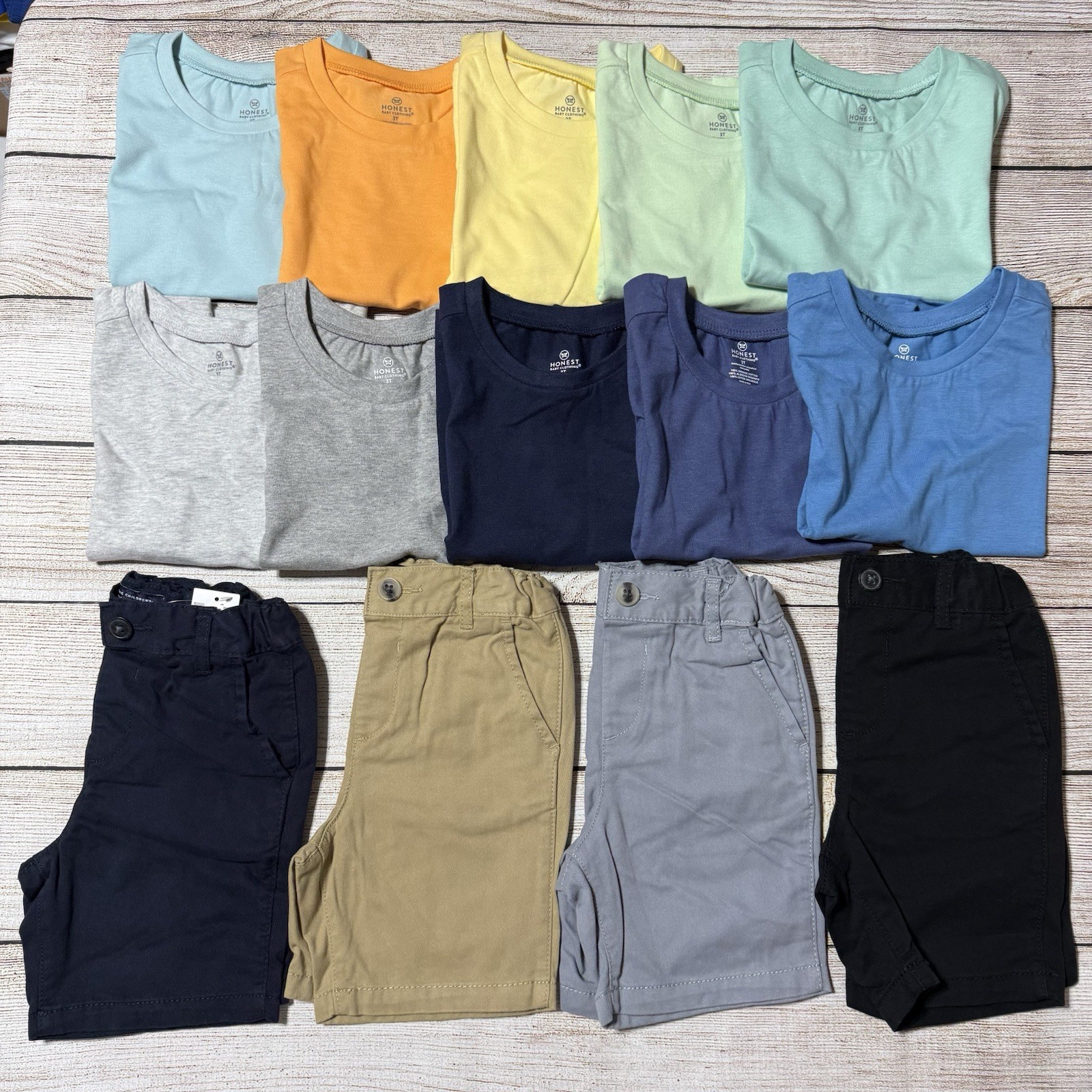 Toddler Boy 3T Lot Of Clothes. NWT! 14 Pieces For Spring And Summer. Colorful