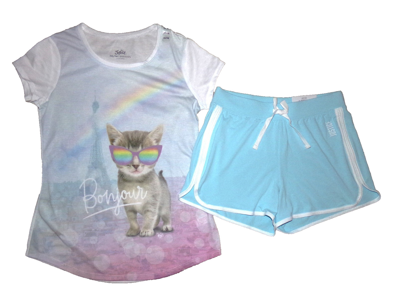 NWT LOT GIRLS SUMMER SZ 14 16 JUSTICE VIGOSS OLD NAVY