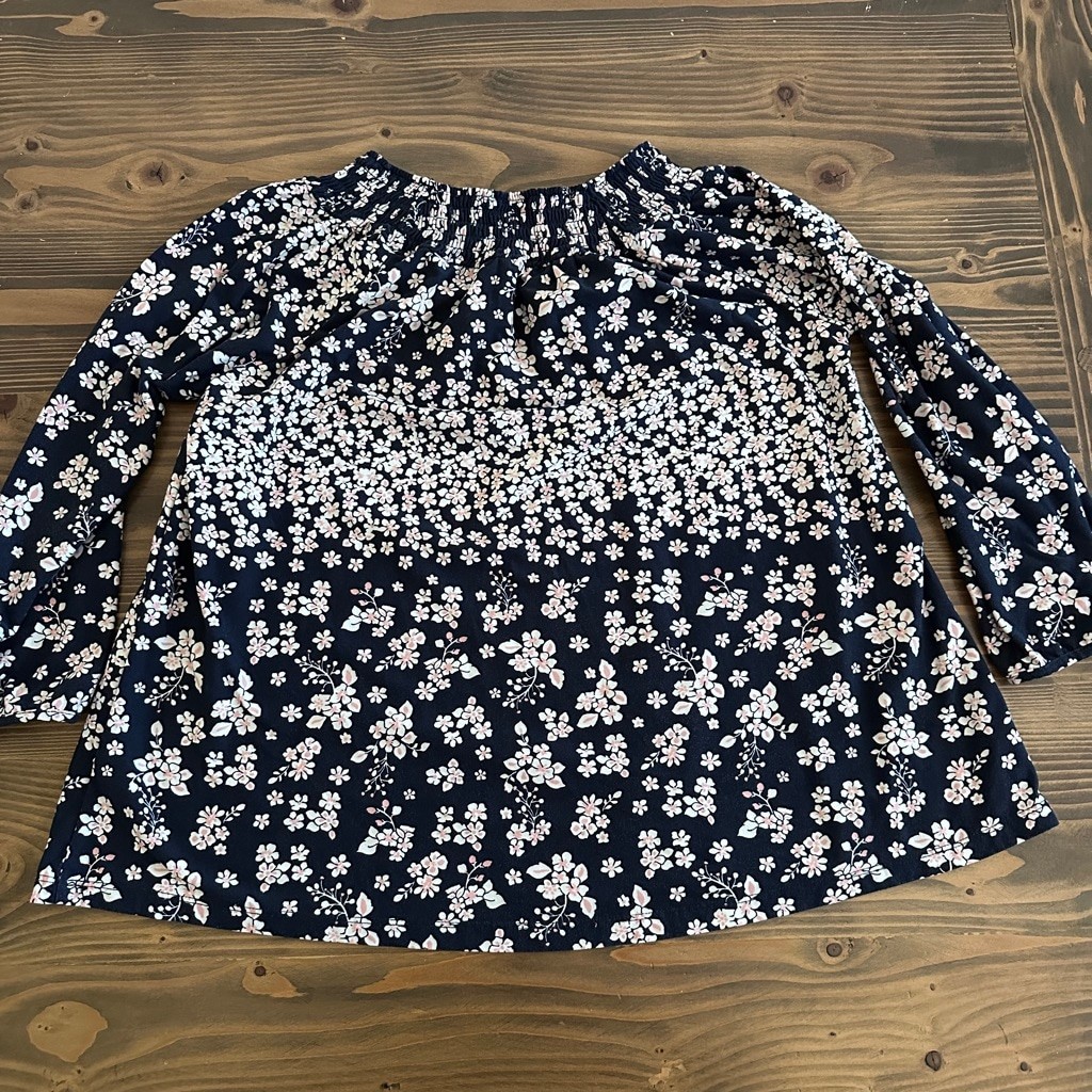Girls Floral Tops Lot Size 10 Carter’s Old Navy Long Sleeve Shirts