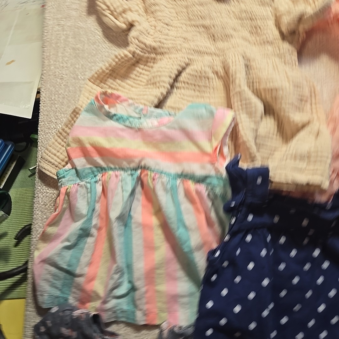 13PC Lot Of Girls Clothes 0-3 Months Various Brands
