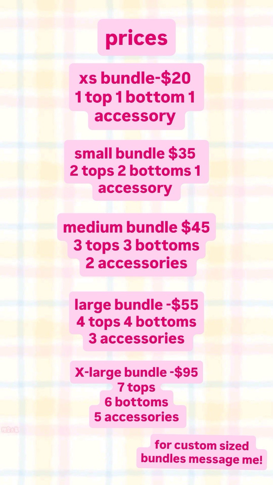 🎀MYSTERY STYLE BUNDLES🎀