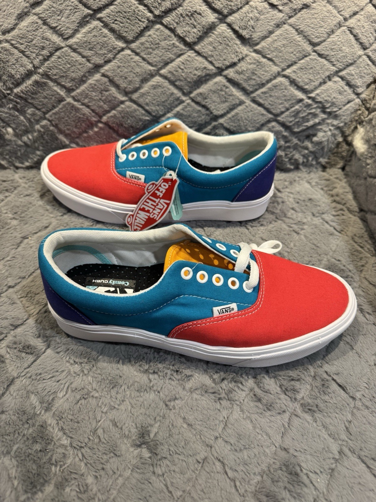 Vans Era Canvas Colorblock Multi-Color Men 8.5 Women 10 NWT Low Top Sneaker
