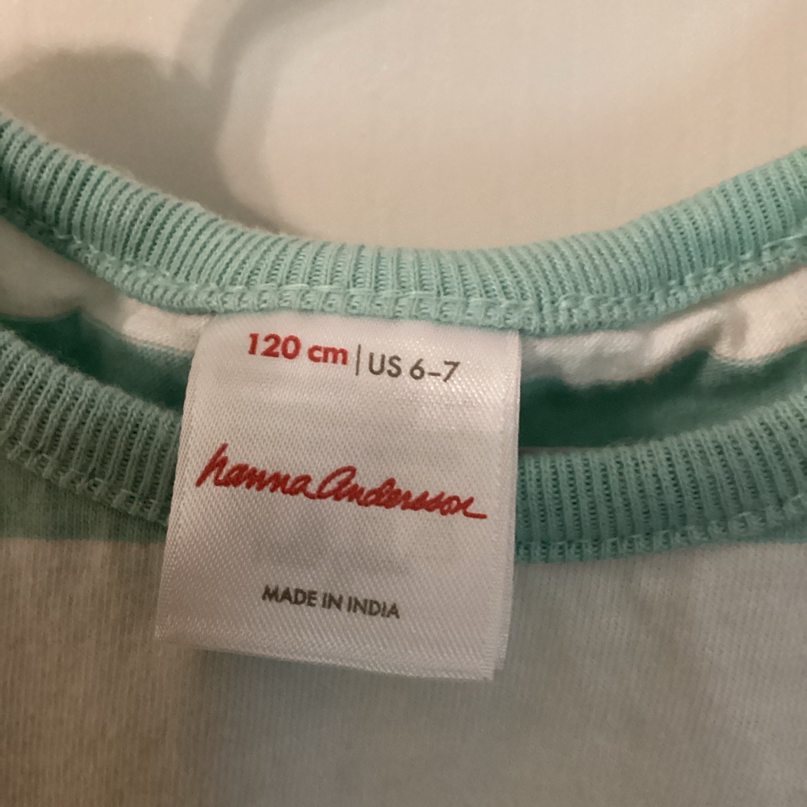 Hanna Andersson Girls Dress Lot of 3 US 6-7 Cotton Striped Citrus Rainbow Space