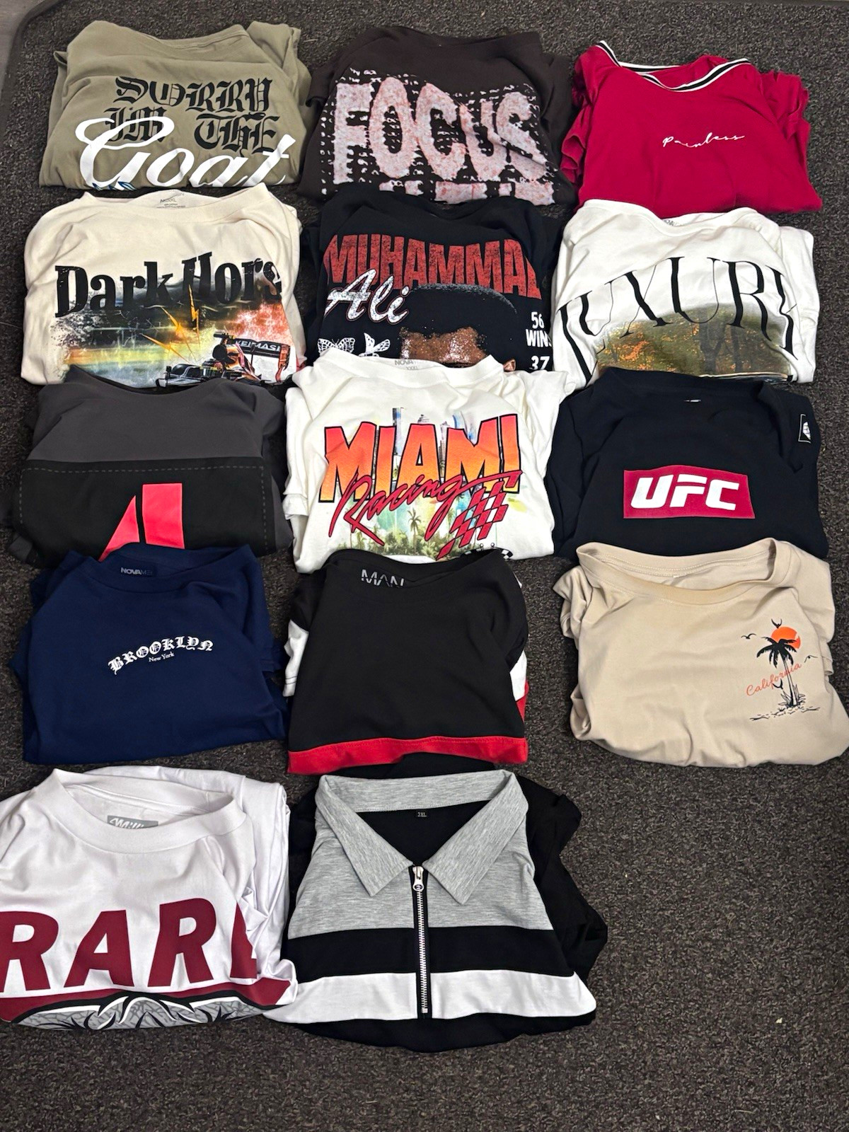Men&rsquo;s Graphic T-Shirt Lot Multicolor 2XL/3XL