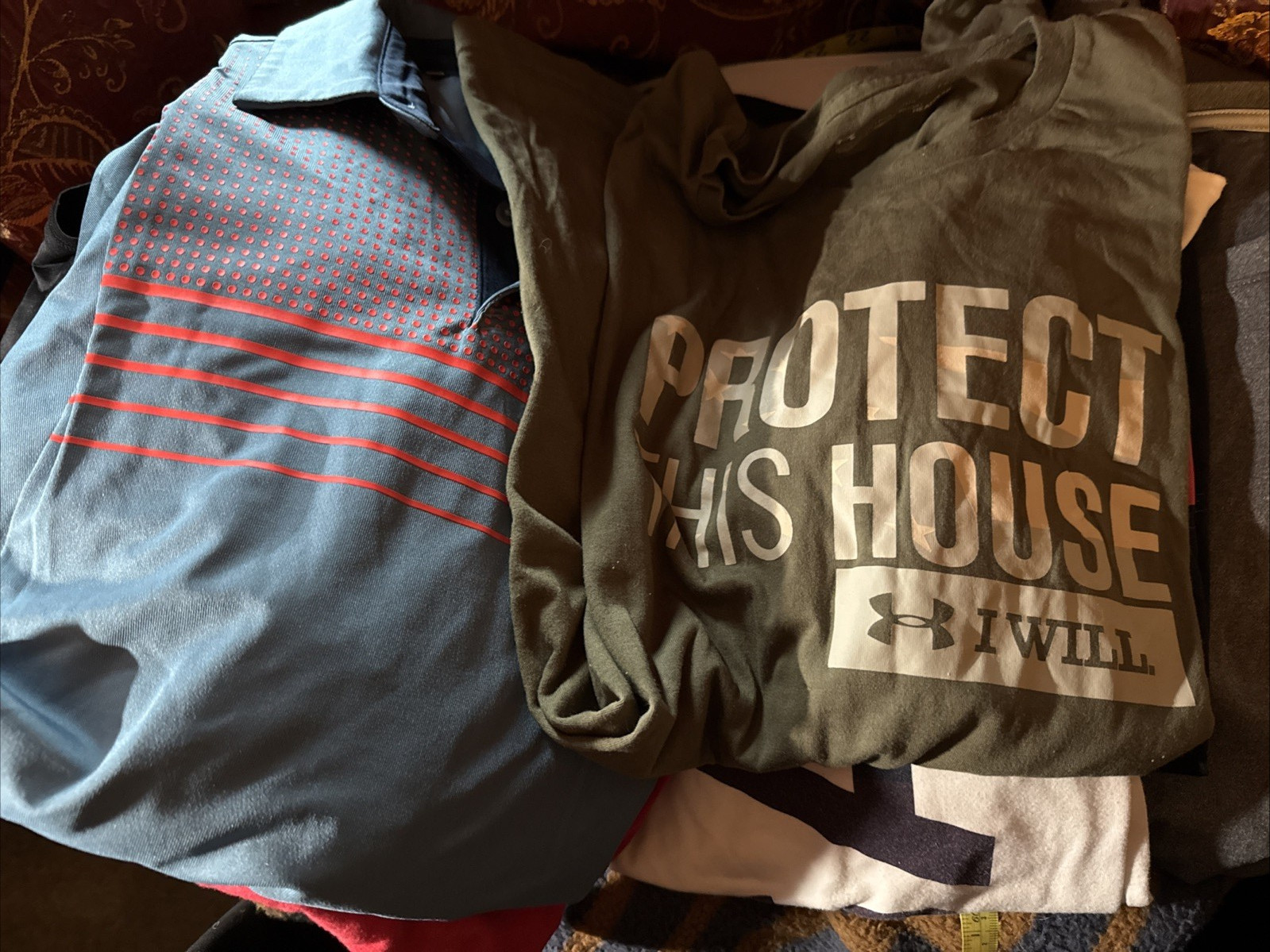 Lot of 21 Under Armour Various Sizes Colors + 1 Nike Long/Short Sleeves Shirts
