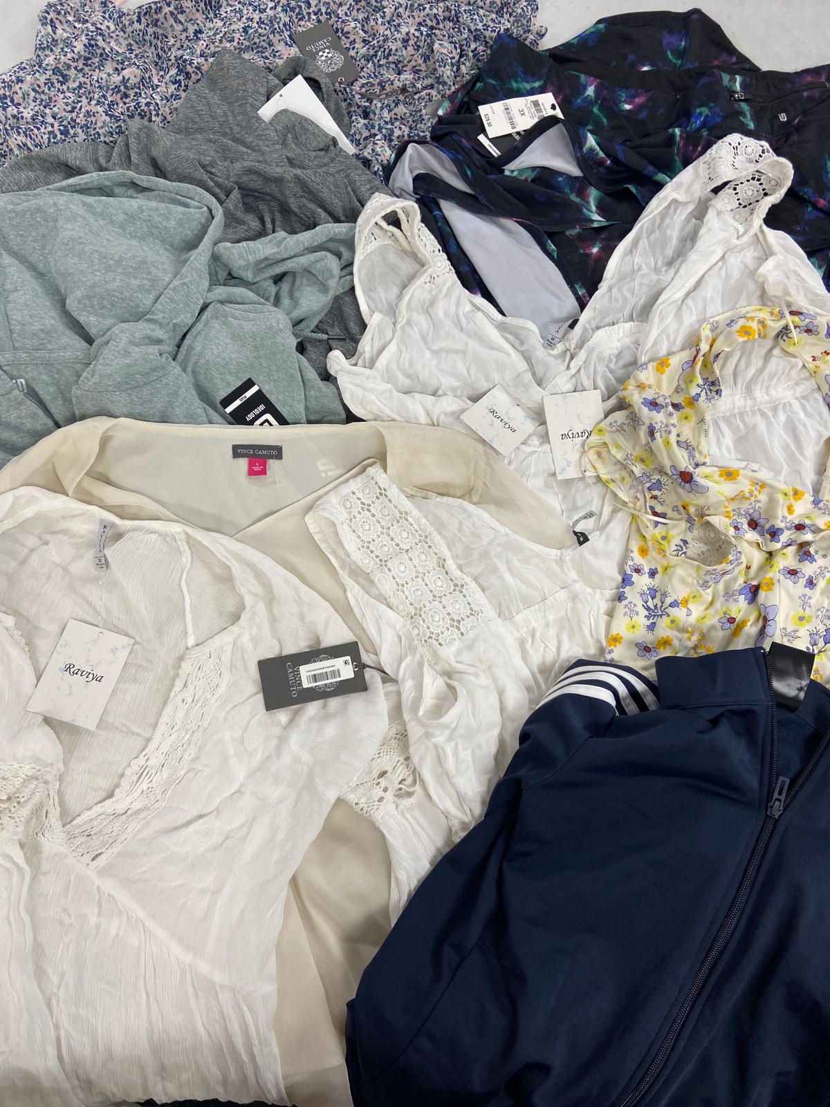 Women Clothing Wholesale Lot, ADIDDAS, SKECHERS, VINCE CAMUTO,11 items,MSRP $687