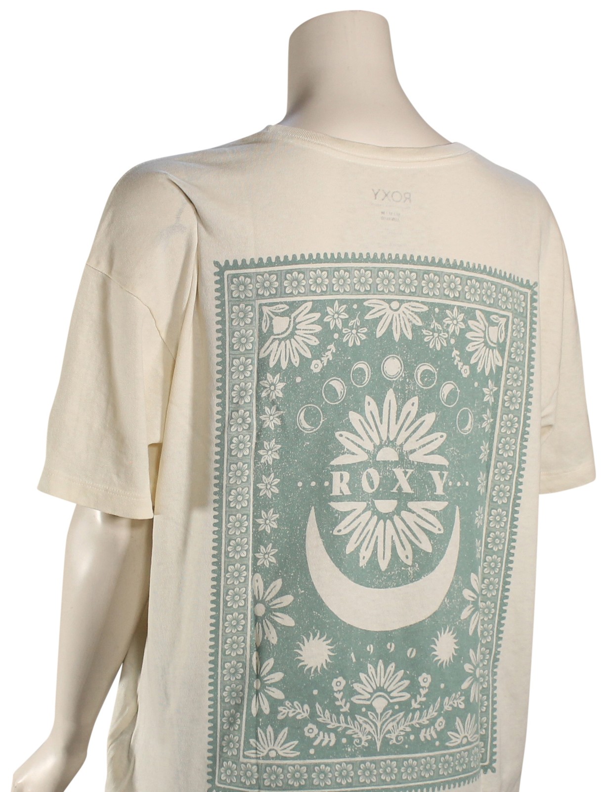 Roxy Paper Moon Women&rsquo;s T-Shirt – Egret – New