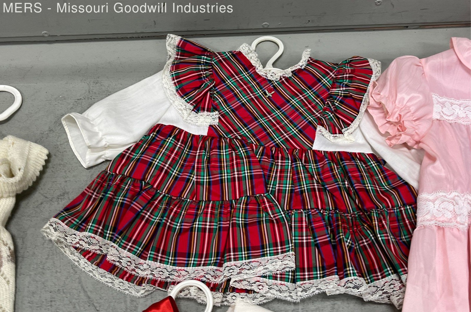 Vintage 80s Infant Toddler Clothes Lot 4pc Sailor Plaid ILGWU Made in USA Sz 3T