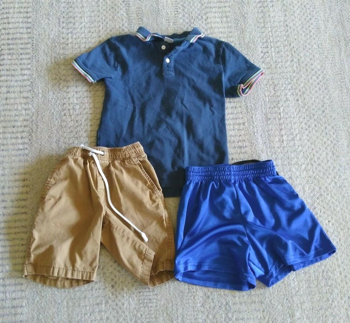 Boys Cat &Jack shorts(6/7 ,Gymboree Shirts (S) and 1 sport shorts YXS
