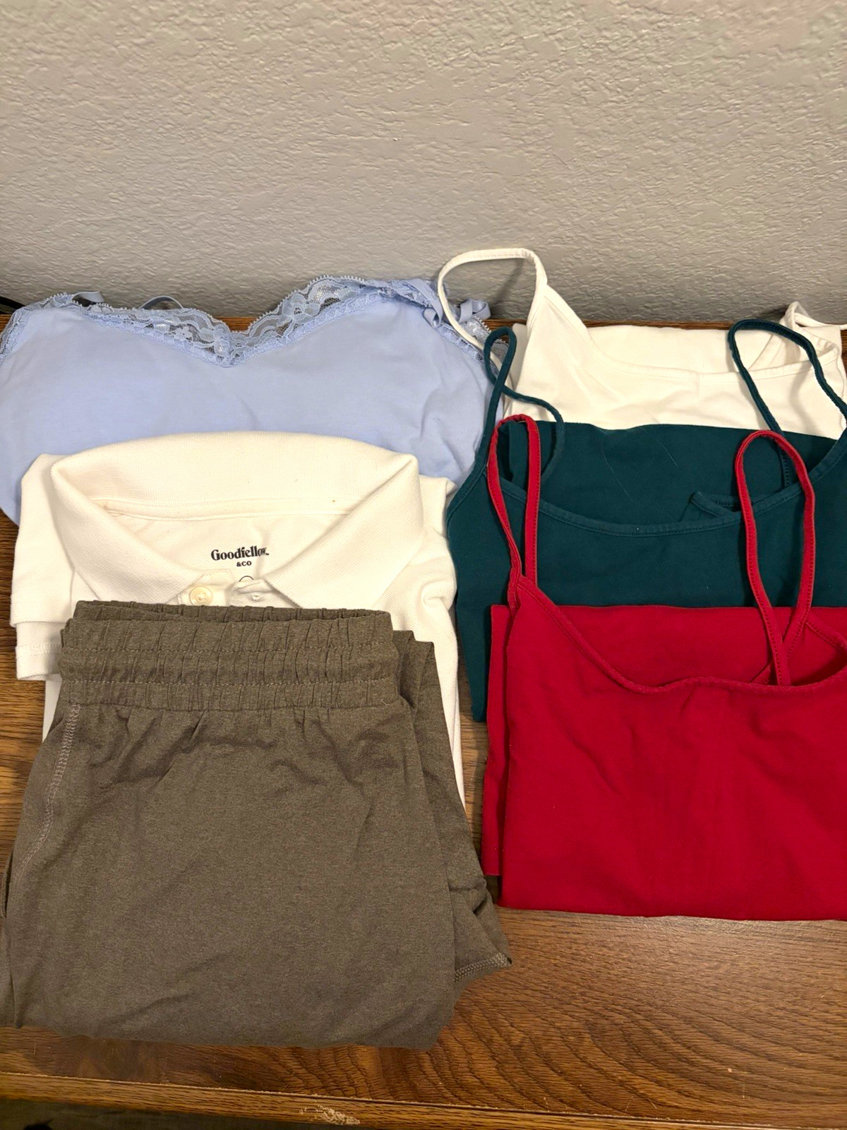 Bunch of tanks top Goodfellow & Co Solid Polo Shirt Lot 100% Cotton