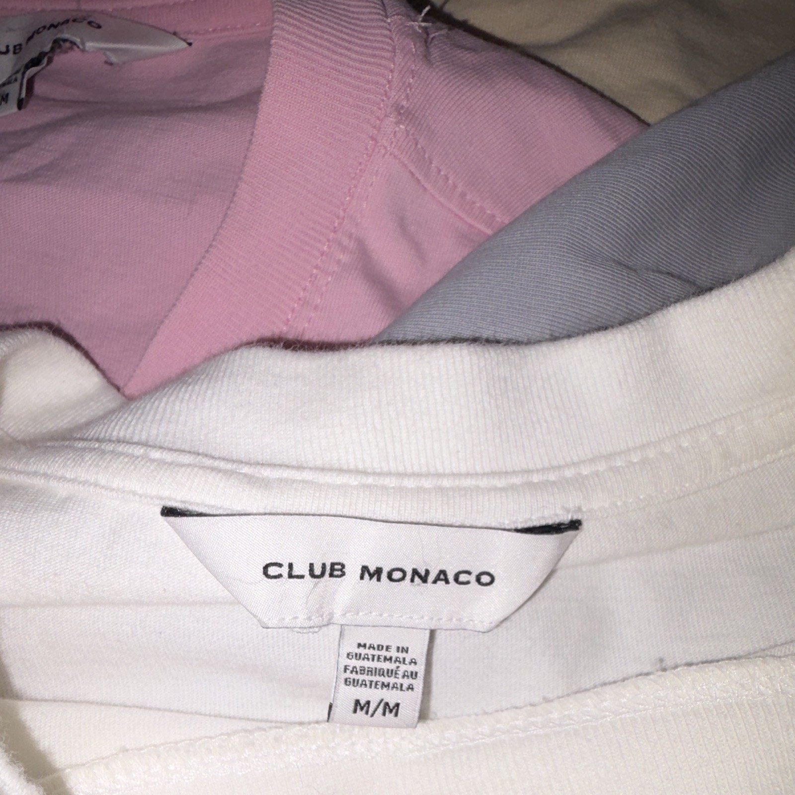 Club Monaco Baby Top Lot Size M Solid Cotton Multicolor Everyday All Seasons
