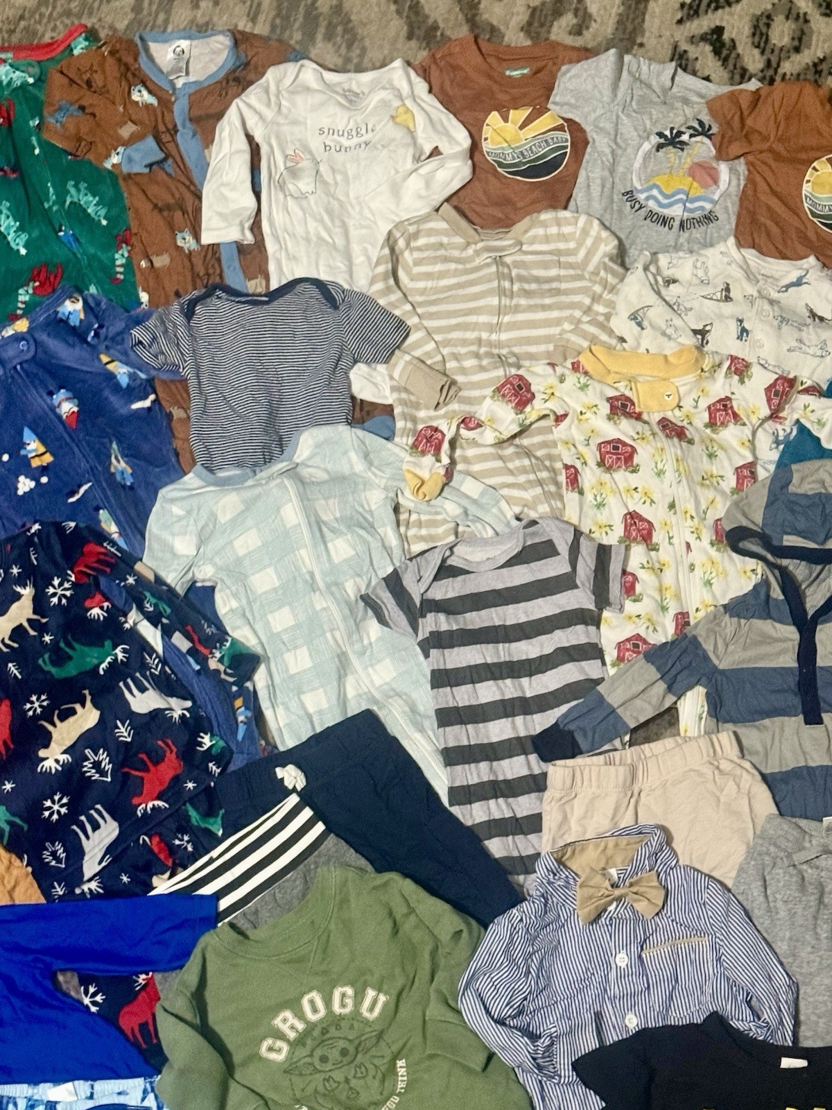 55 piece Lot of 6-12 months Baby Boys Clothes