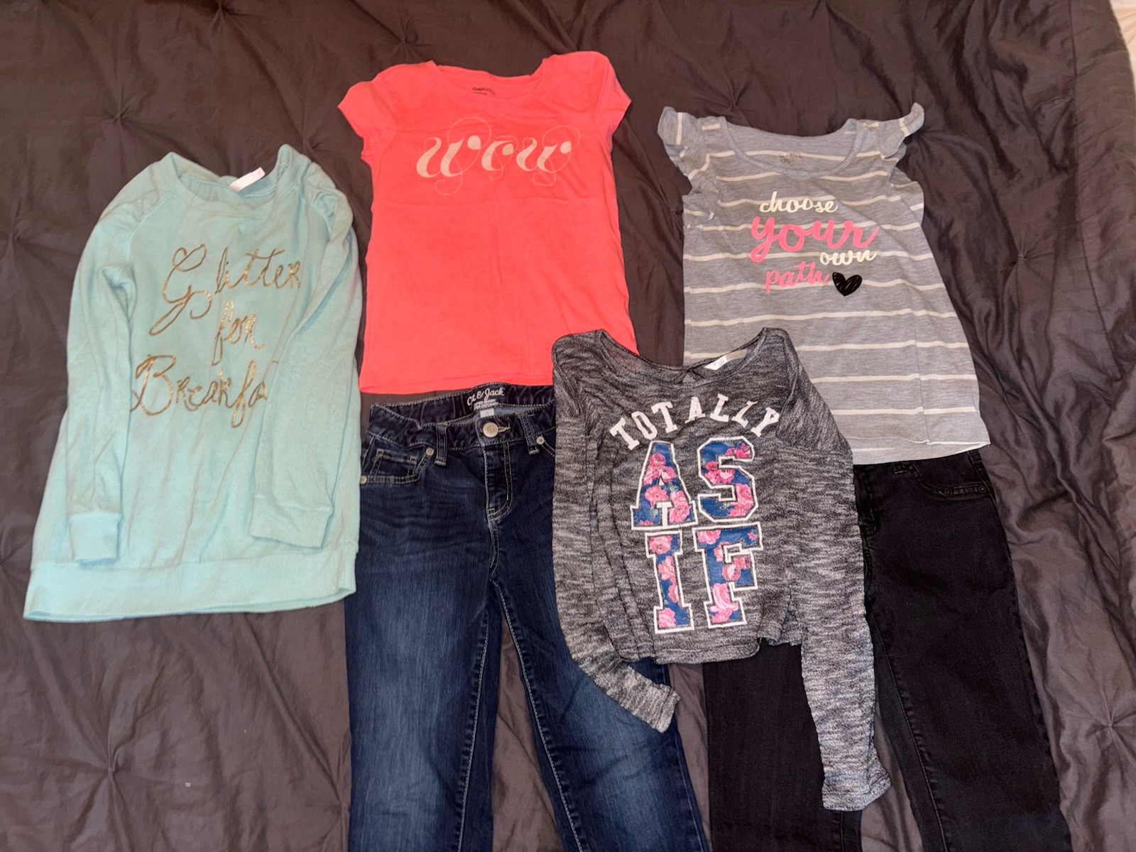 6 Piece Lot Girls Clothes Size 12