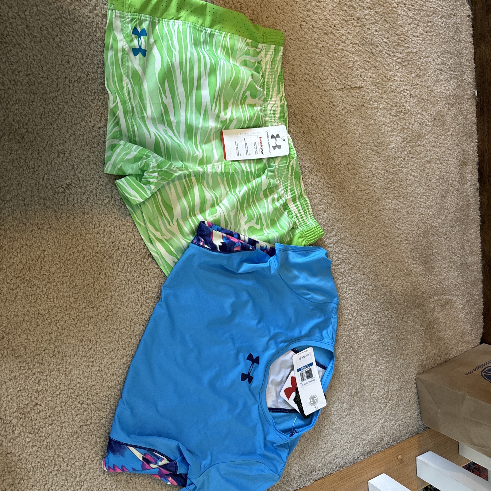 Girls Lot Summer Bundle Youth Size XL Under Armour Sports Short T-Shirt