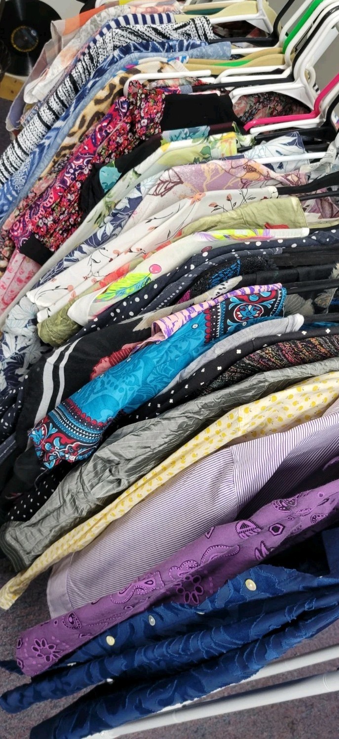 50 Item Bulk Lot Womens Clothing Tops Unbranded & Branded Various Sizes Patterns