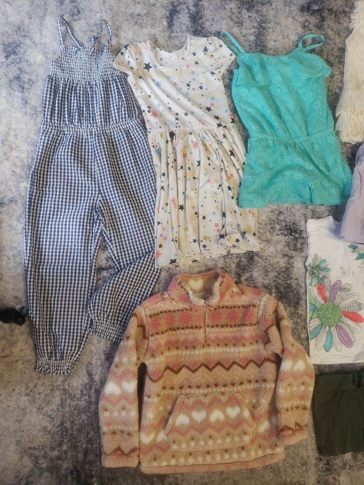 Lot of Girls Size 5/6, 6 X Spring & Summer Clothing 9 Pieces