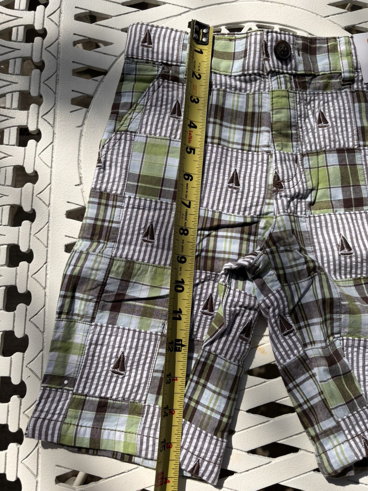NWT Gymboree Boys Size 6 Summer Set 3pc Plaid Shorts Camp Tank & Zip Line Tee