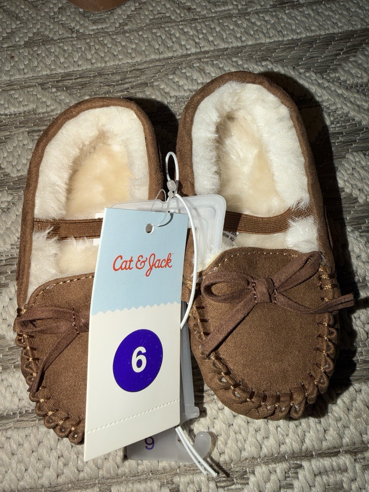 Cat & Jack, Reebok & First Steps Baby Girl Sz6 Shoe Lot Boots Moccasins Sneakers
