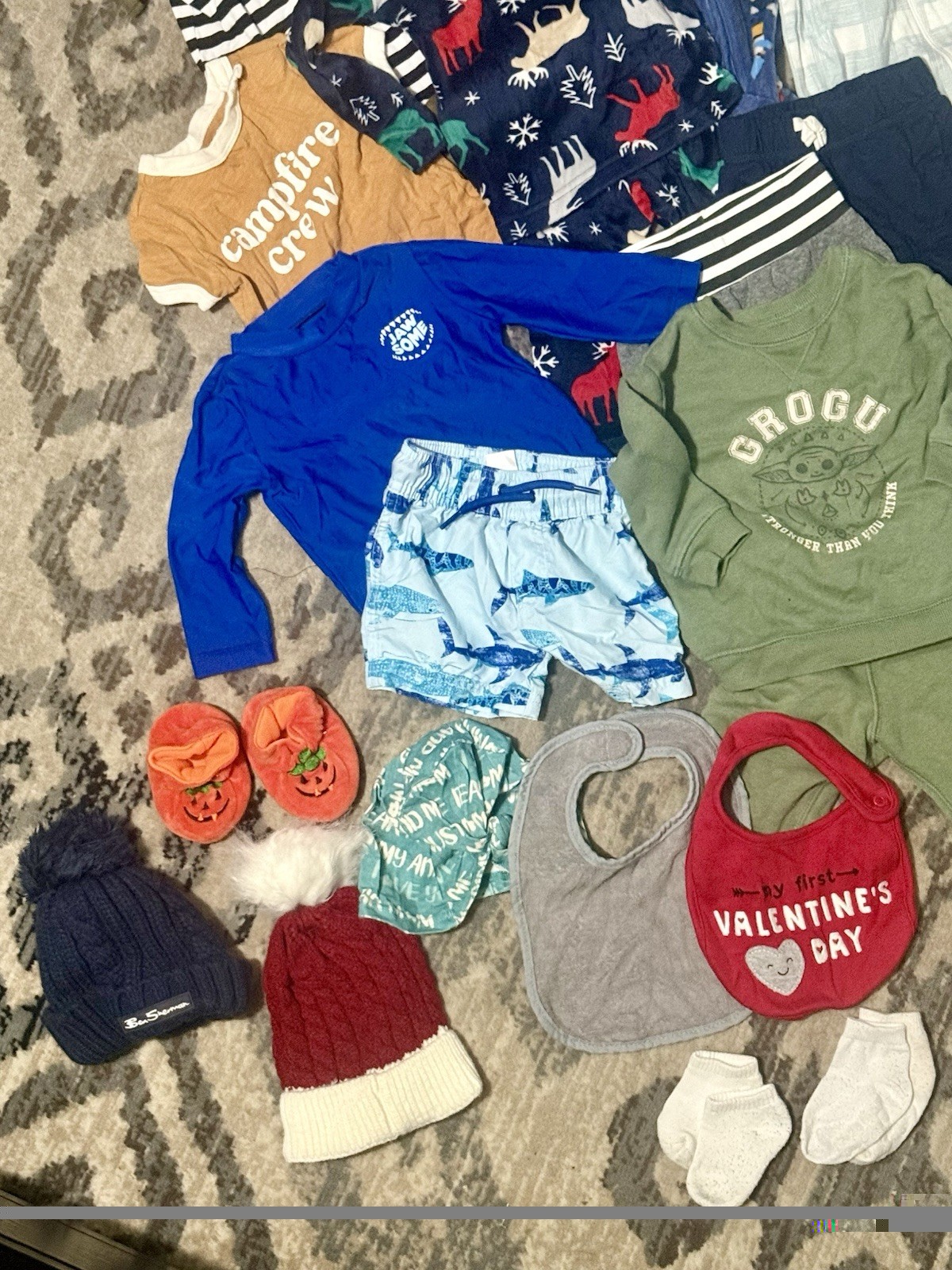 55 piece Lot of 6-12 months Baby Boys Clothes