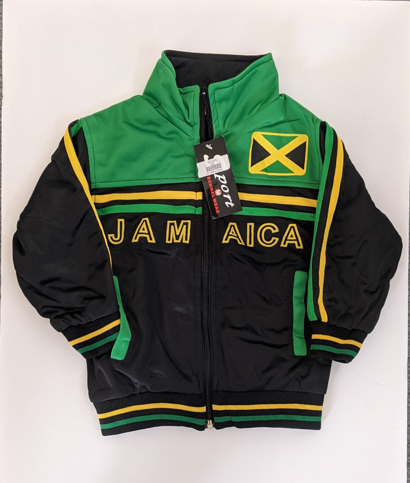 Tracksuit Top Unisex Small Child M Jamaica Item Brand New Info Below