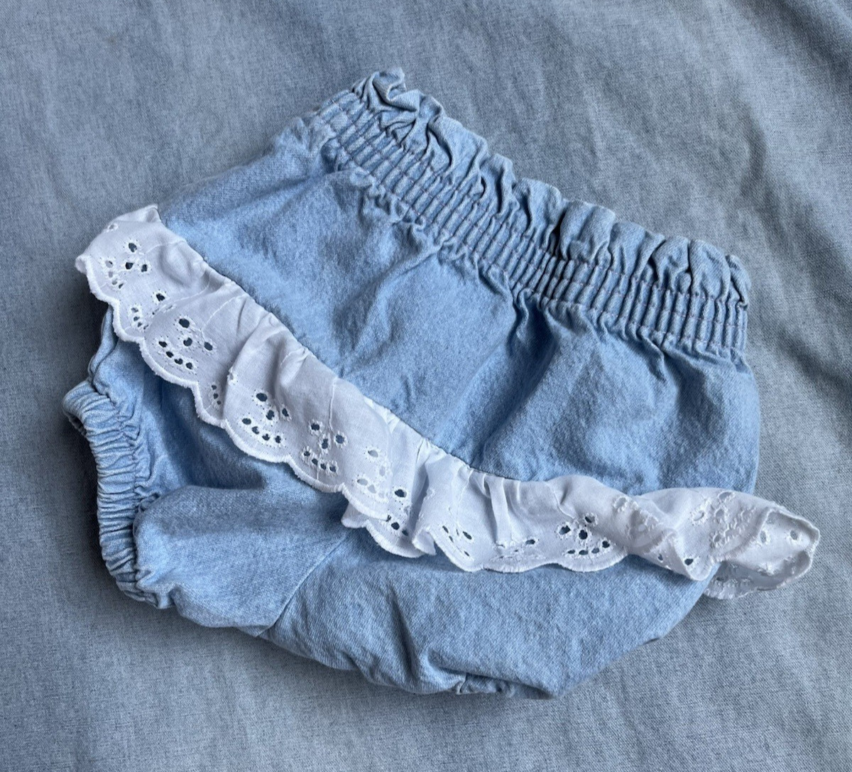 Vintage Baby Girls Clothing Lot 70s 80s 90s Western Denim Fruit Floral Lace